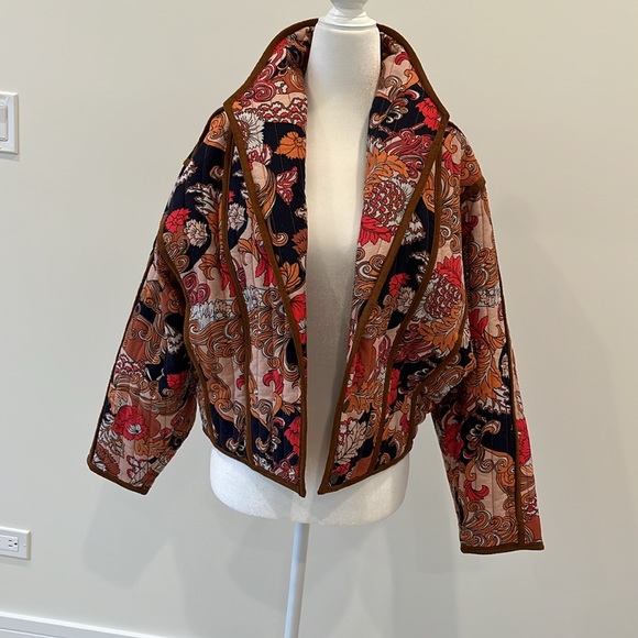 Mother The Big Time Bound Jacket in Flowrrs in Her Hair size small - Picture 8 of 12